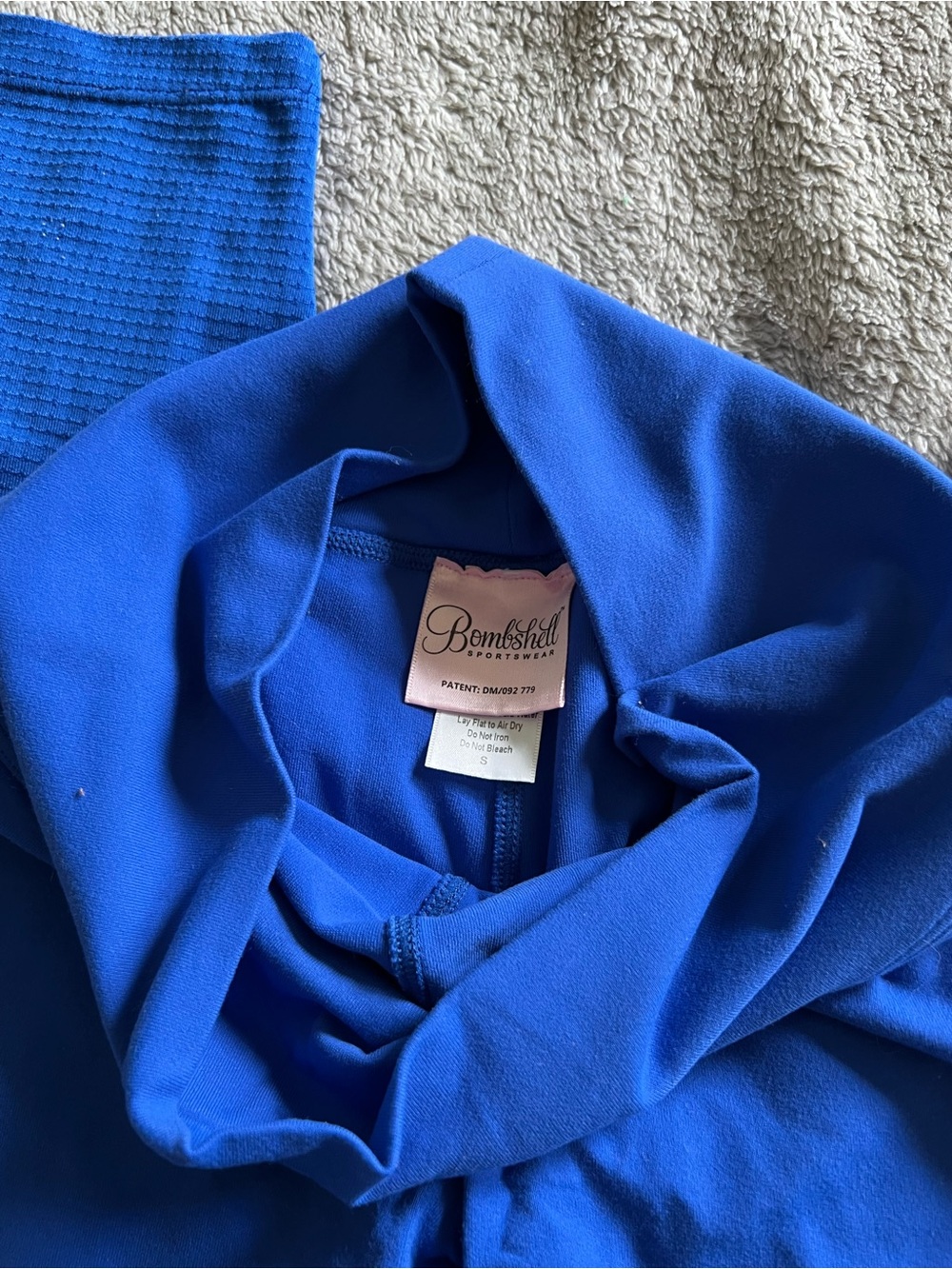 Bombshell Sportswear Royal Blue Thigh High Leggings Small - Picture 5 of 5